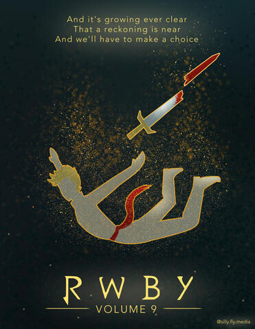 RWBY V9 Fan Cinematic Poster Jaune