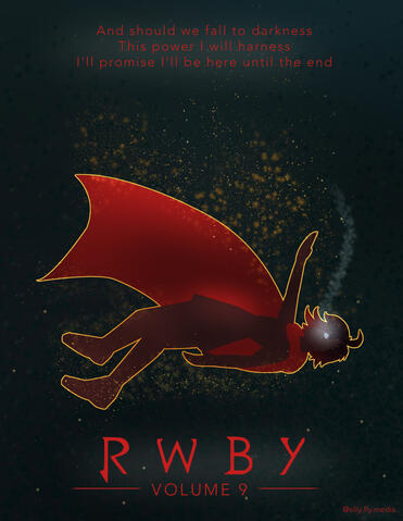 RWBY V9 Fan Cinematic Poster Ruby