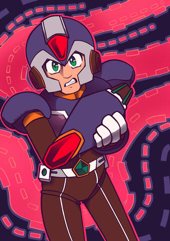 Flat Colored Half Body